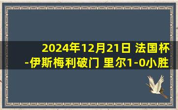 2024年12月21日 法国杯-伊斯梅利破门 里尔1-0小胜鲁昂晋级